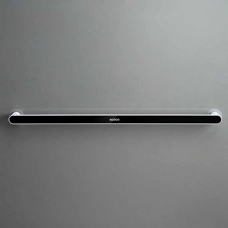 Monyee Banyo/ Mutfak Süngerli Kuruklama Aparatı, Deliksiz Monte, Dayanıklı Plastik, Uzun Çubuklu, Çok Amaçlı Bez/havlu Asma Rafı Siyah Diğer