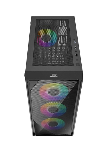 Powerboost Pb-p711b Usb 3.0 Mesh Argb Fanlı Gaming Kasa