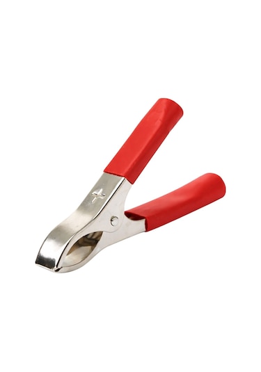 Powermaster Pm09-1039 Orta Boy 75mm Krokodil Akü Maşası Kırmızı