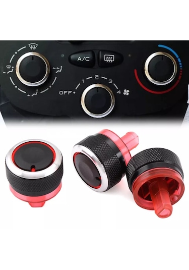 Peugeot 206 Lüx Klima Düğme Seti Kalorifer 2006-2011