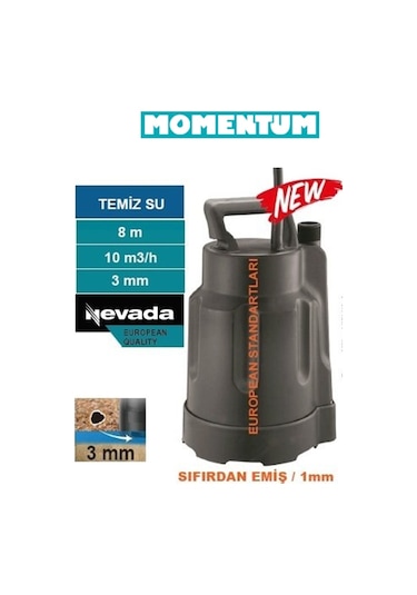 Momentum Pks-370l -370w-220v- Plastik Gövdel Drenaj Dalgıç Pompa
