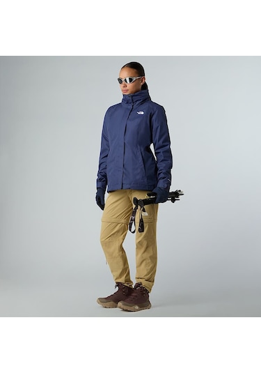The North Face Evolve Iı Triclimate Kadın Lacivert Kapüşonlu Mont Lacivert