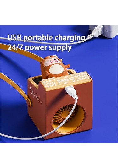 Mini Retro Oyun Konsolu Elektrikli Şarj Fanı Cu Olmadan Sarı,