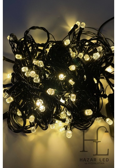 10 Metre 100 Ledli Gün Işığı İp Led Eklemeli Fonksiyonlu Dekoratif Led Işık Yılbaşı Süsü Çam Ağacı Işığı Gün Işığı