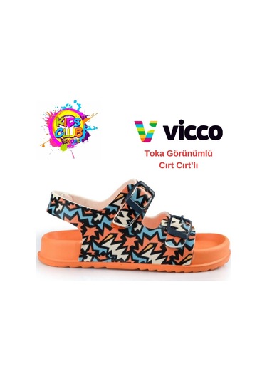 Vicco Miyu Ortopedik Çocuk Sandalet Turuncu