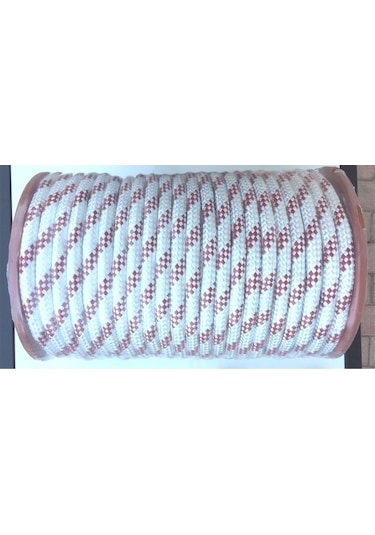 Molhalat 6 MM İskota Halat 100 Metre Parlak Örgülü Polyester Halat