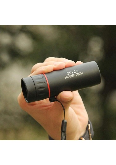 Monoküler Yüksek Tanımlı Monoküler Teleskop 30x25 Mini Zoom 10x Seyahat Kapsamı, İç Mekan