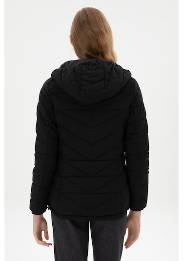 U.S. Polo Assn. Kadın Mont - Siyah 50312004-VR046