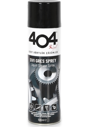 404 Zincir Yağlama Sprey Sıvı Gres 400 ML