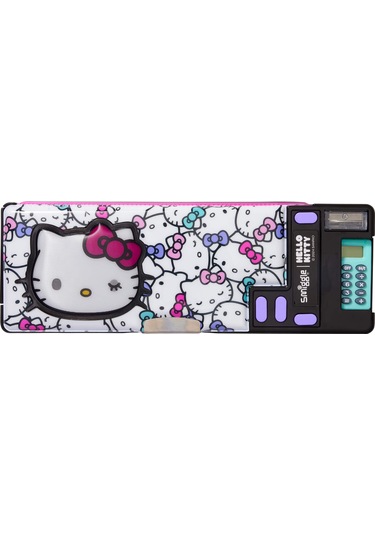 Smiggle - Hello Kitty Hesap Makineli Otomatik Kalem Kutusu Desenli