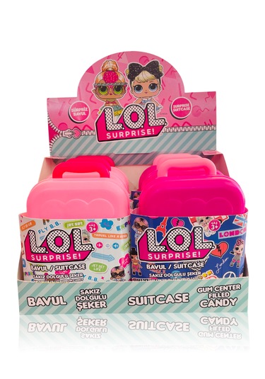 Lol Sürpriz Hediyeli Sakız Dolgulu Şekerli Bavul 6'lı