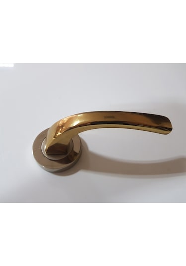 Çelik Kapı Kolu Rozetli Karaca Albrifin Saten Sağ