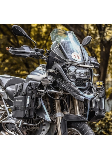 West Bıkıng Motosiklet Koruma Çantası Siyah Siyah