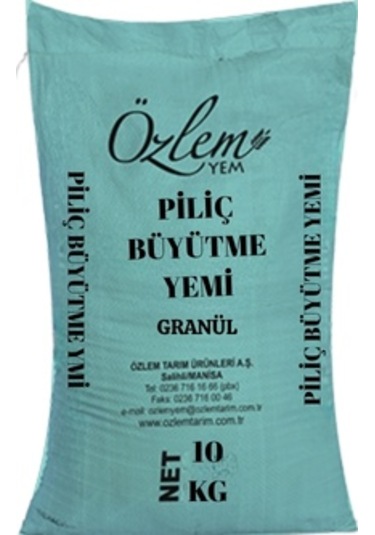 Özlem Yem Piliç Büyütme Yemi Granül 10 Kg