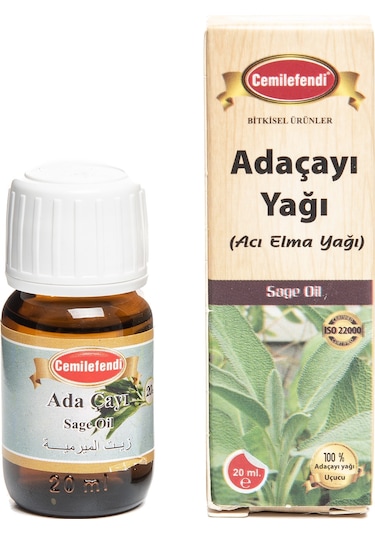 Cemilefendi Adaçayı Acı Elma Yağı 20 ML