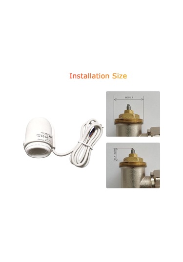 Ranyeek Sıcaklık Kontrolü Isıtma Aktuatörü - Kapalı Tip, M30 1.5 Vida Bağlantısı, Ac 230v, 100n Itme Gücü, Pc+gf Ateş Direnci