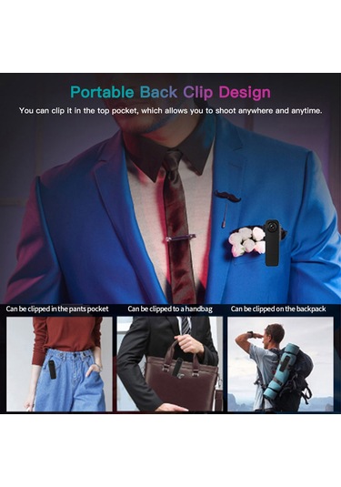 Suofeng Küçük Hd - Gece Görüşlü, Hareket Algılamalı, 1080p Kayıt, Taşınabilir