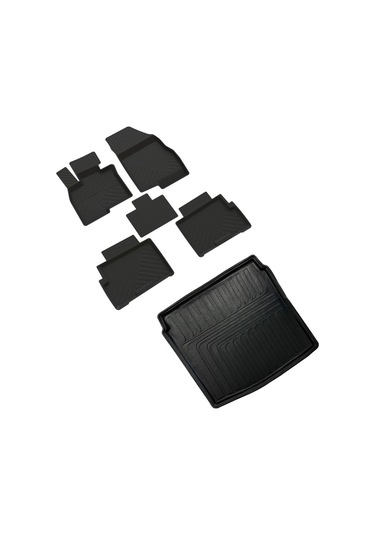 Jaecoo 7 4x2 Ferrous 4D Havuzlu Kauçuk Paspas ve 3D Bagaj Havuzu 2024 ve Üstü