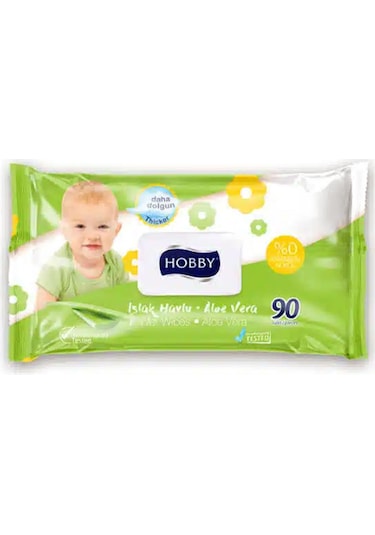Hobby Islak Havlu Aloe Vera 90'lı