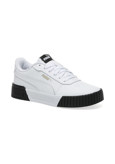Puma Carina 2.0  White-Pum Beyaz Kadın Sneaker Beyaz - Siyah