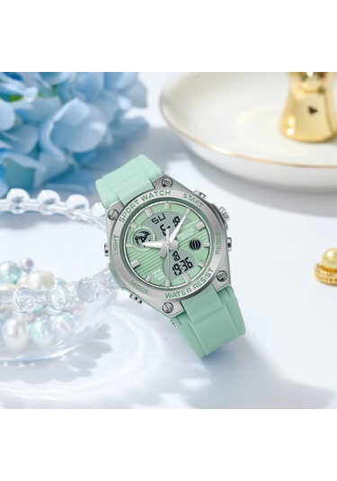 Kadın Dijital Saat Spor Su Geçirmez Saat Analog Askeri Taktik Saat Led Arka Aydınlatmalı Alarm Kronometre Diğer