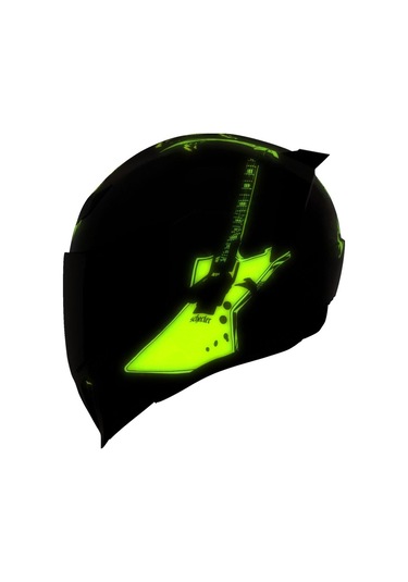 Icon Airflite Trick Or Street 4 Kapalı Motosiklet Kaskı Siyah Mavi Turuncu Kırmızı Siyah - Mavi - Kırmızı