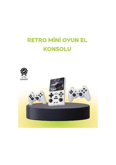 Geniş Ekranlı Taşınabilir Retro Oyun Konsolu