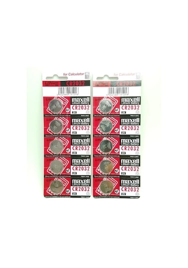 Maxell Cr2032 Lithium Pil 3 V.Cr-2032 2X5 10 Adet Pil
