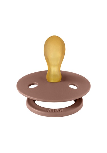 Bibs Colour Simetrik Kauçuk Emzik I Woodchuck I 6+ Ay Beyaz