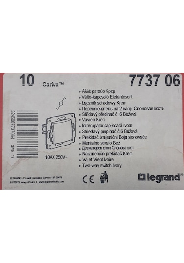 Legrand Cariva 773706 Krem Vavien - Mekanizma