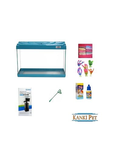 Kanki Pet 35 Cm Akvaryum Hazır Set 3518