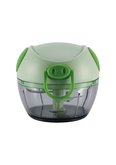 Maiyame Evde Kullanımcı El Çekmeli Sarımsak Halka Haline Getirici - Çilli, Kıyma Ve Baharatları Dağılımı İçin Pratik Alet Mavi/pembe/yeşil Yeşil