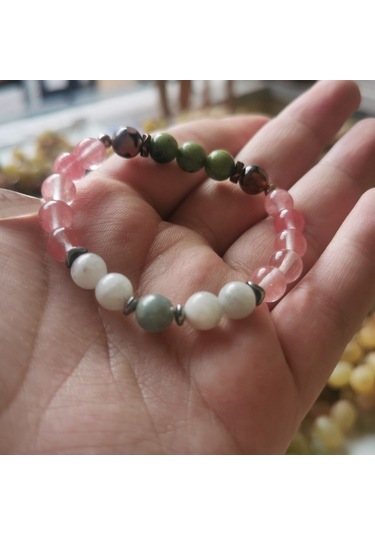 Teoman-Doğaltaş-Takı Yengeç Burcu Bilekliği Çok Renkli