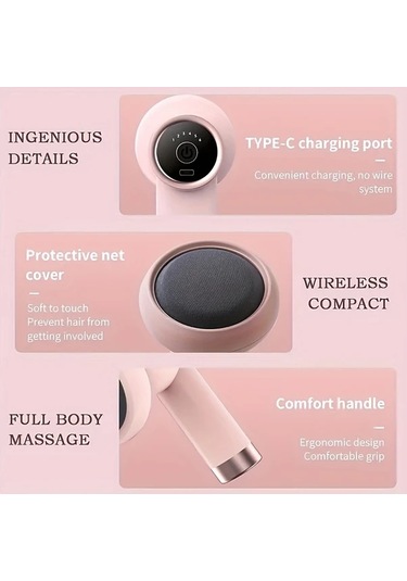 Pembe Unisex Elektrikli Masaj Aleti, Masaj Başlığı, Çoklu Değiştirilebilir Başlıklar, Tam Vücut Masaj Aleti, Çok Fonksiyonlu El Tipi Elektrikli Masaj Aleti, Usb Şarj, Noel Hediyesi Pembe Pembe Unisex Elektrikli Masaj Aleti, Masaj Başlığı, Çoklu Değiştirilebilir Başlıklar, Tam Vücut Masaj Aleti, Çok Fonksiyonlu El Tipi Elektrikli Masaj Aleti, Usb Şarj, Noel Hediyesi Pembe