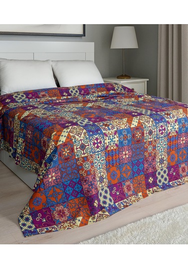 Menderes Home Cotton Collection Tek Kişilik Pike Anadolu Çok Renkli