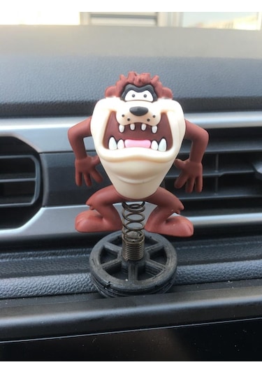 Zıp Zıp Oyuncak Tazmanya Canavarı Yaylı Her Yöne Sallanan