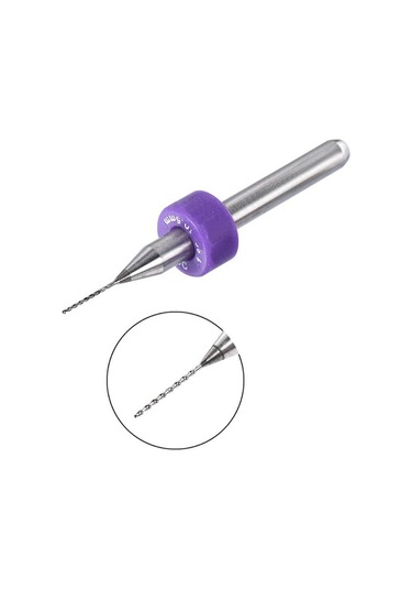 Koodmax 10 Adet 3D Yazıcı Micro Cnc Matkap Ucu Çelik Set Karbür 1.0MM