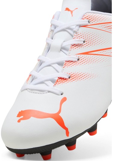 Puma Attacanto Fg/ag Jr Beyaz Unisex Krampon 000000000102236505 Beyaz-kırmızı Beyaz - Kırmızı