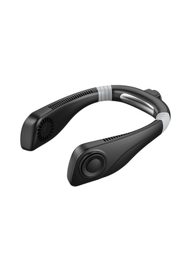 Plz Shop Aromaterapi Yapraksız Soğutma Asma Boyun Fan Mini Usb Fan Siyah Zefw33 Siyah