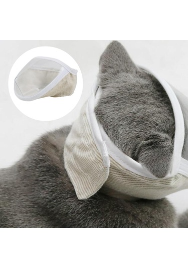 Homyl Şeffaf Kedi Yüz Maskesi Namlu Anti Isırık Küçük