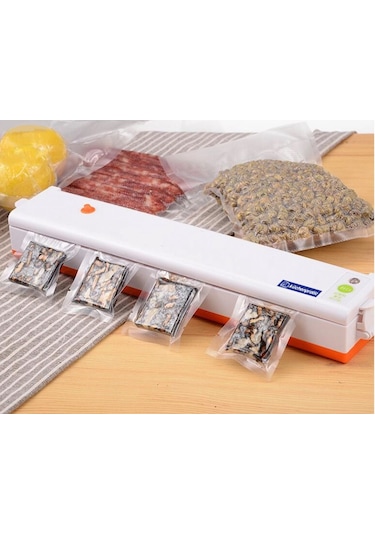 Küchenpratic Ev Tipi Elektrikli Vakum Makinesi - 10 Torba Mavi