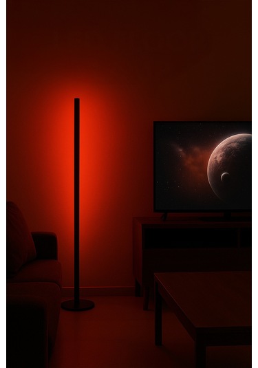 Metal Oturma Odası Salon Yatak Odası Mutfak Ambiyans Aydınlatma Lambader Siyah