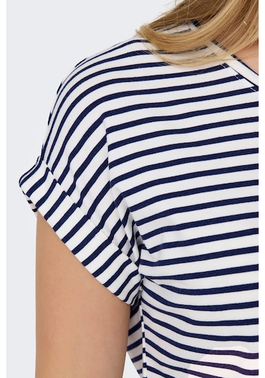 Only Kadın Onlmoster Rahat Kesim Bisiklet Yaka Kısa Kollu T-shirt 15206243 Beyaz Beyaz