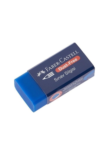 Faber Castell Faber-Castell No:24 Orta Boy Mavi Sınav Silgisi 10 Adet