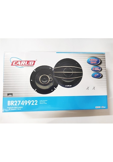 16 Cm Hoparlör 6 İnç Kapaklı 400w Br2749922