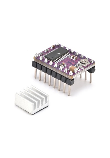 Gajeena Drv8825 Adım Motor Sürücü Modülü, 8.2-45v Dc, 2.5a Akım, 6 Bölme Ayarı, Isı Dağıtıcı, 3d Yazıcı Parçası