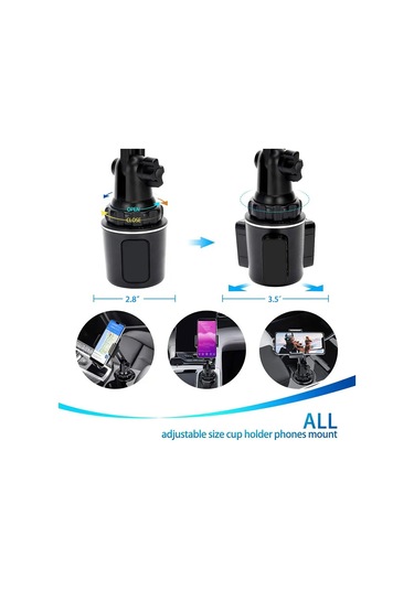 Joyjadehub Evrensel Araba Qi 15w Kablosuz Şarj Cihazı Bardak Cep 1pc