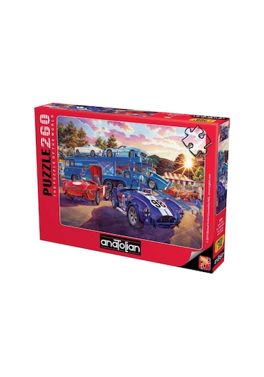 Puzmooyuncak Anatolian 260 Parça Araba Yarışı Puzzle