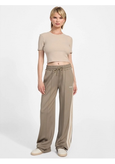 Guess Carla Kadın Kahverengi Aktif Top V5yp08k8rt2-g1dr Kahverengi