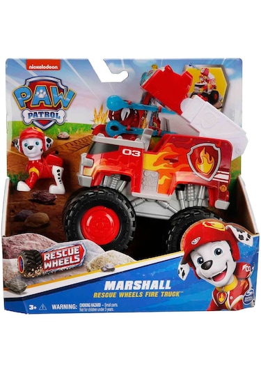 Paw Patrol Rescue Wheels Temalı Araçlar Marshall